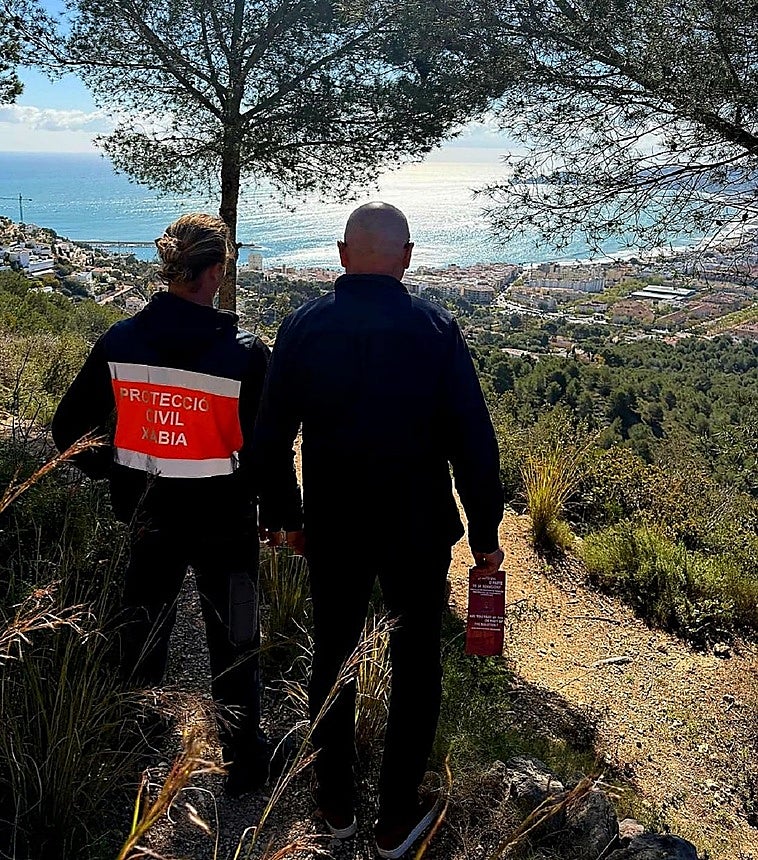 Dispositivo especial de prevención de incendios forestales en Xàbia en Semana Santa y Pascua