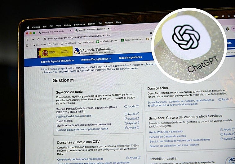 Hacienda pone el foco en la IA: el peligro de dejar tu declaración de la Renta en manos de ChatGPT