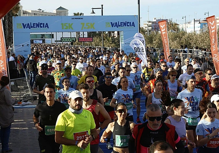 Agotados los dorsales de la 15K/7,5K Valencia Abierta al Mar de los récords