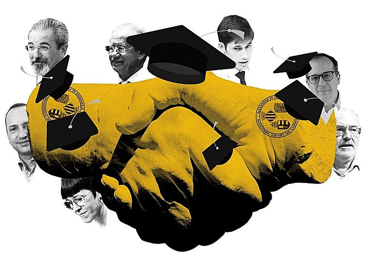 Todo un mundo político en un solo pasillo universitario