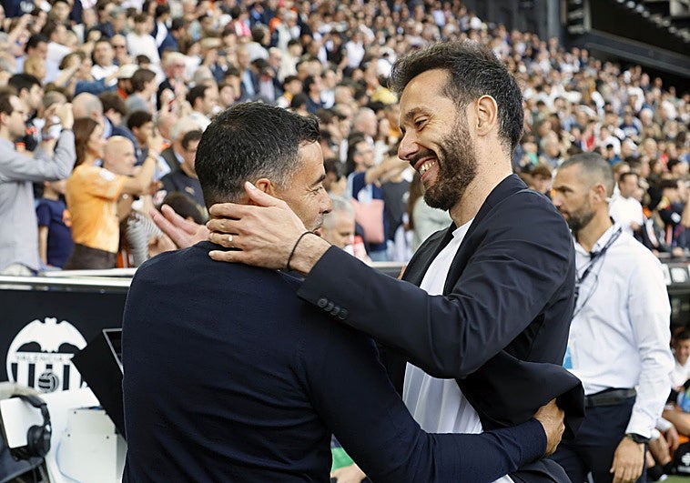 Corberán: «No soy quién para hacer valoraciones de futuro pero Dimitrievski ha sido clave»