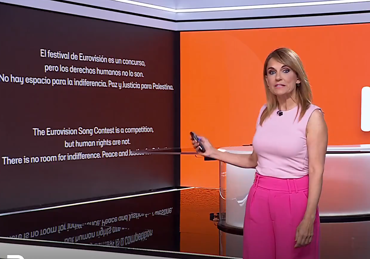 RTVE condena la celebración de Eurovisión: «No hay espacio para la indiferencia»