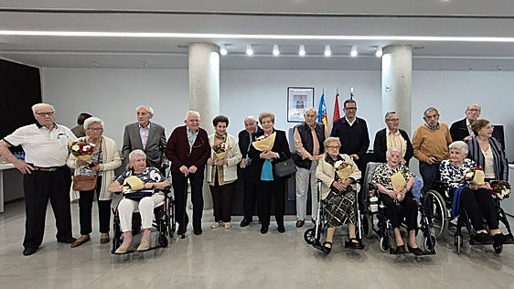 Sedaví homenajea a las parejas casadas más de 60 años