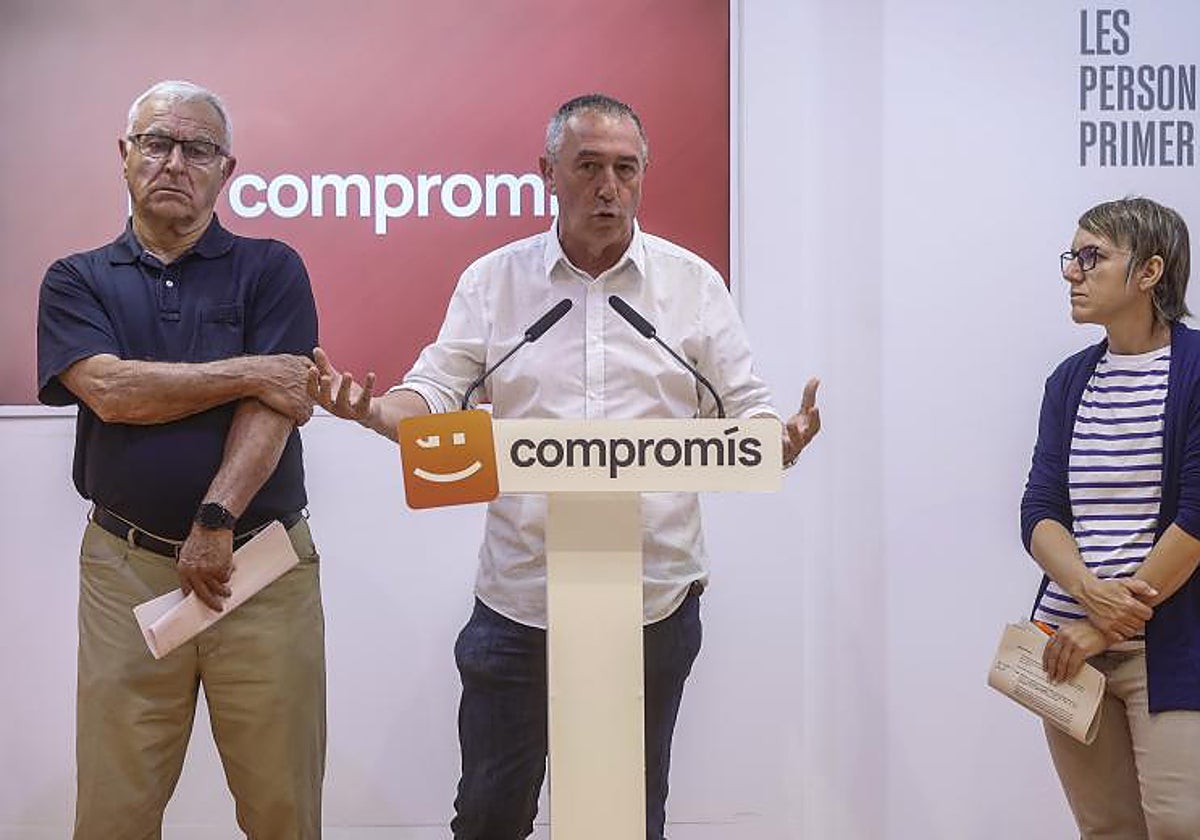 Baldoví se alinea ahora con Ribó en la urgencia de ratificar ya a Oltra como candidata en Valencia