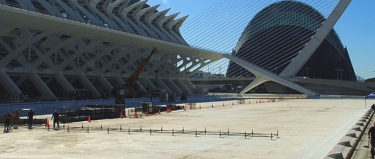 Empiezan a montar el Festival de les Arts