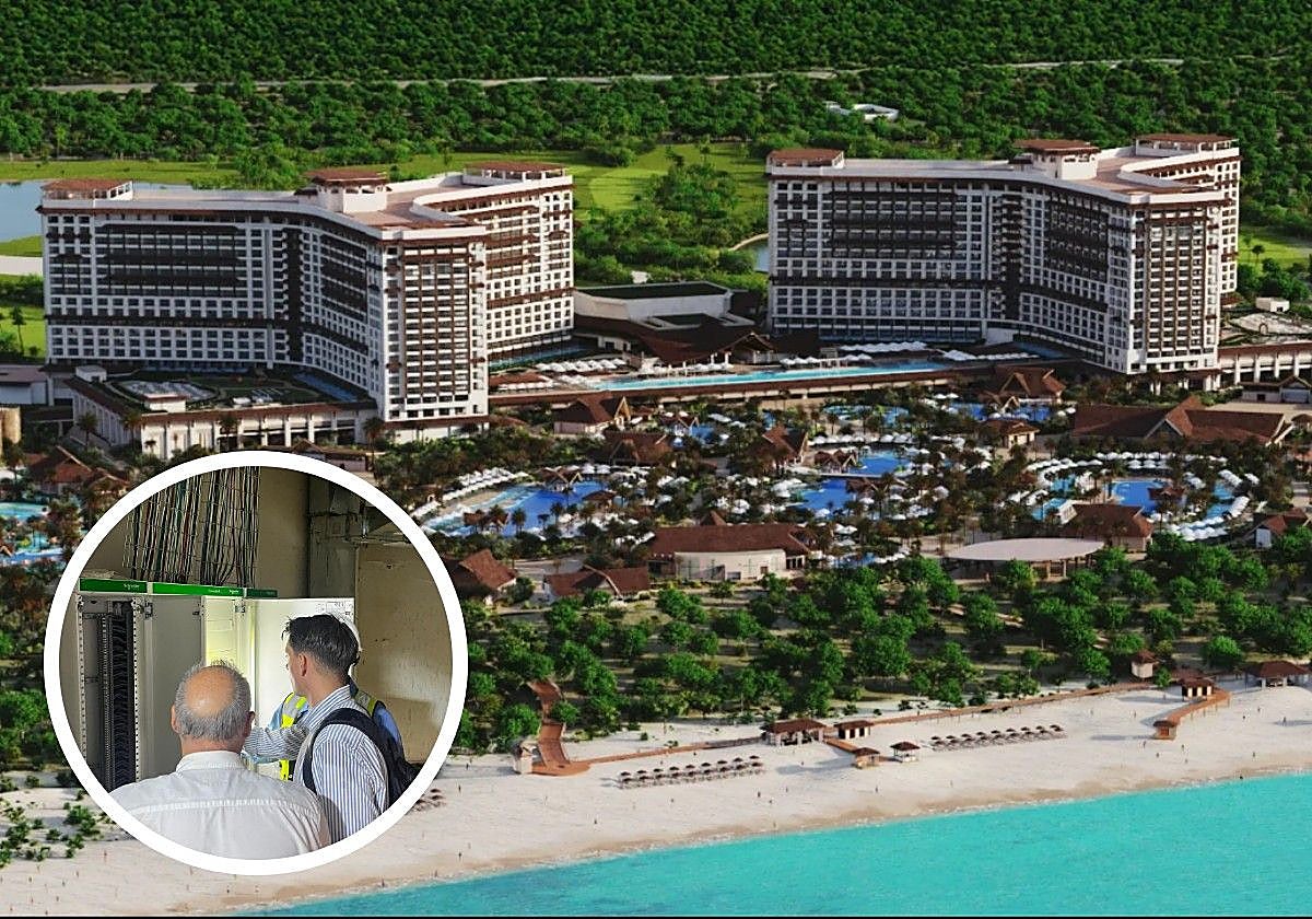 La empresa valenciana que da la luz al hotel más grande del Caribe