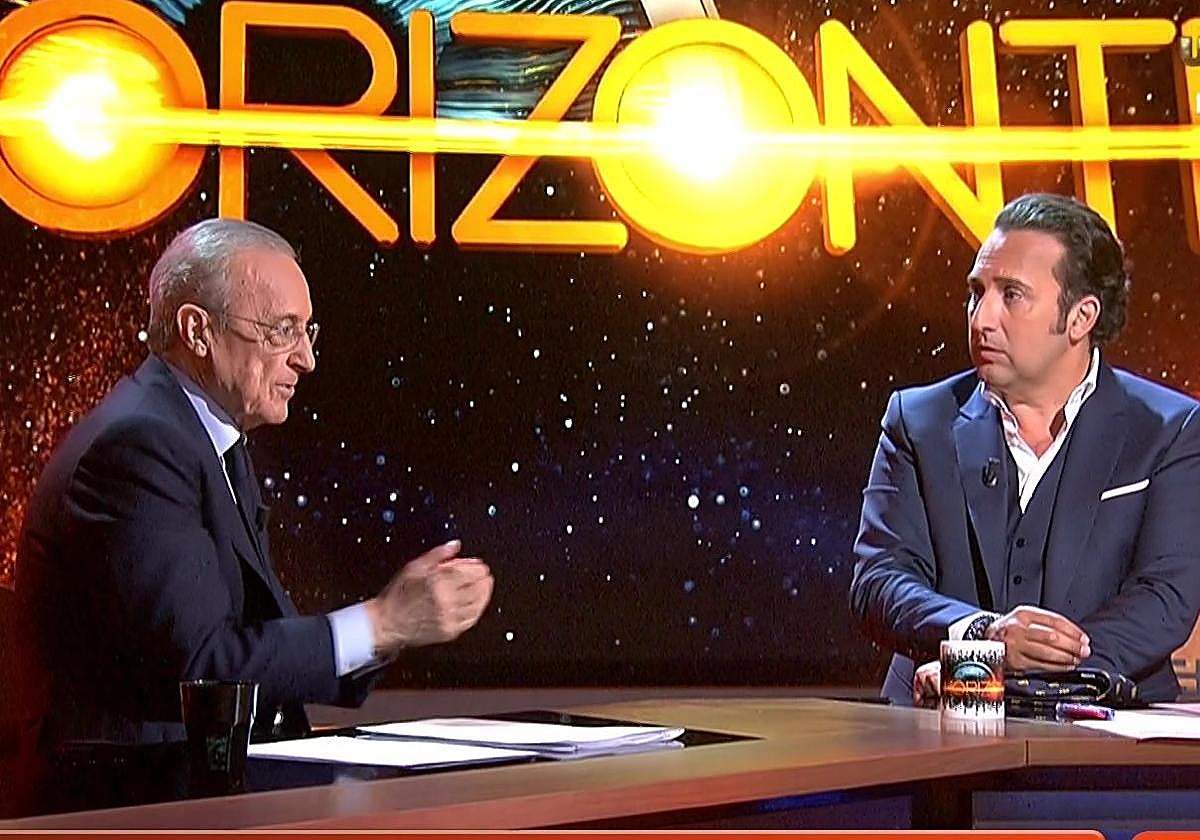 Florentino ataca al valenciano Riquelme en 'Horizonte': «Pertenece a una de las épocas más siniestras»