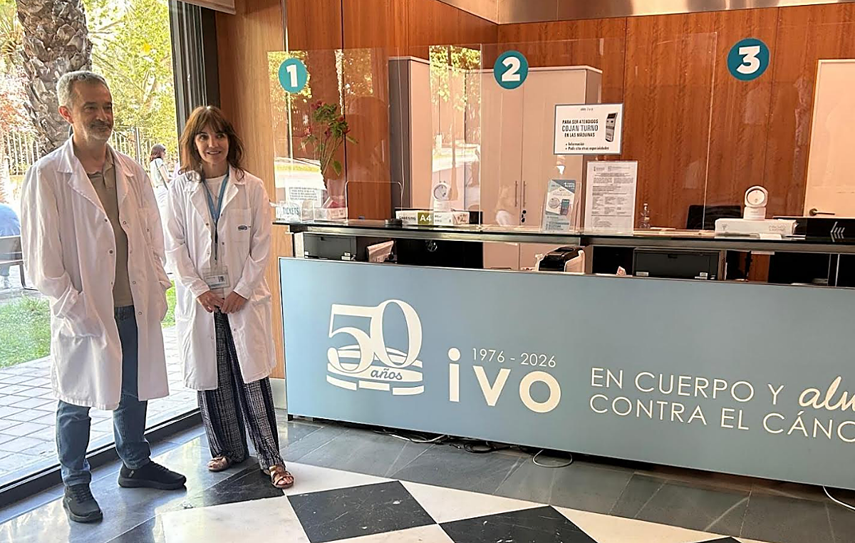 Doctora García y doctor Nagore del IVO