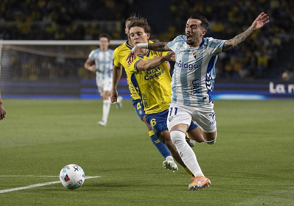 Dónde ver por televisión y horario del Málaga - Las Palmas: 
