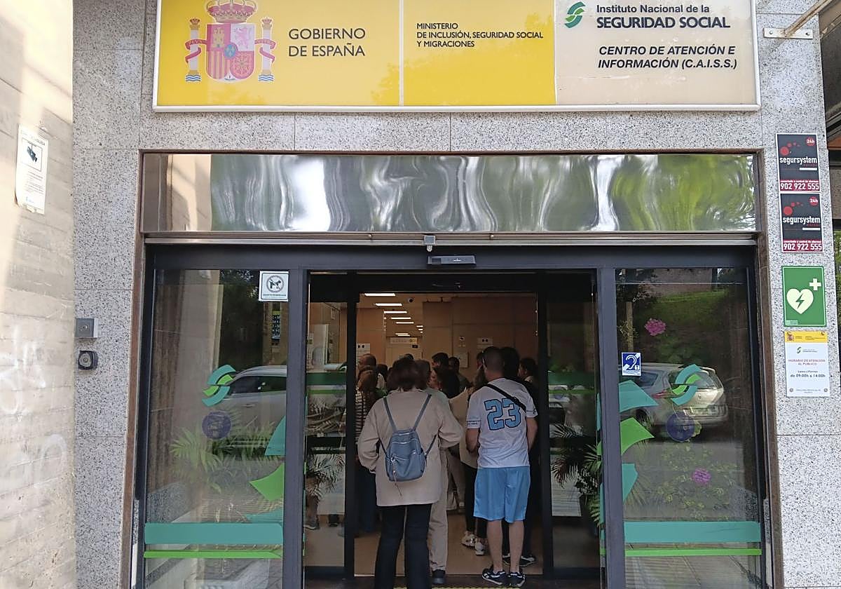 Una oficina de la Seguridad Social en una imagen de archivo.