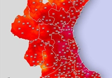 Una madrugada de calor que pasará a la historia: de los 39 grados en Dénia a los 37 grados en Valencia