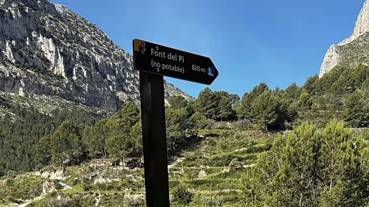 Once kilómetros para descubrir el corazón del Puig Campana con su nueva señalización