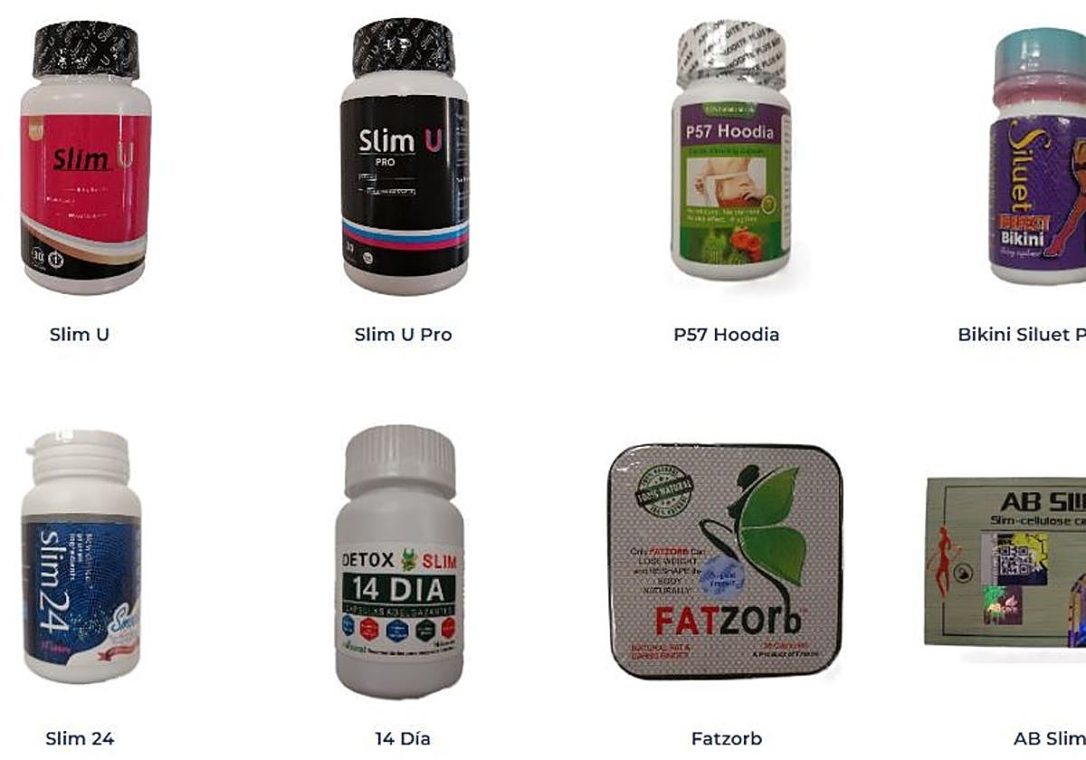Algunos de los productos.