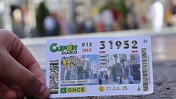 Resultados del Cupón Diario de la ONCE de este martes, 25 de agosto