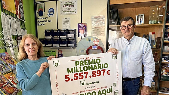 La Bonoloto del sábado entrega cuatro premios de 35.830,90 euros, dos de ellos en un centro comercial y un municipio de 10.000 habitantes