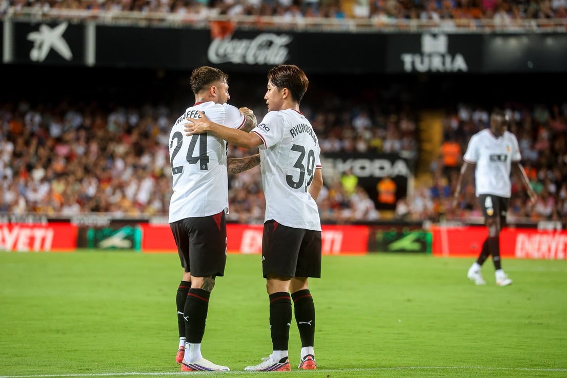 El Valencia - Betis, en imágenes