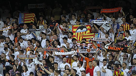 La Curva Nord cancela la propuesta del vaciado de Mestalla