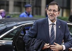 El presidente del Gobierno español, Mariano Rajoy, en Bruselas. / Efe