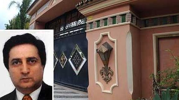 Entrada a la villa donde vivía Shoja Shojai. 