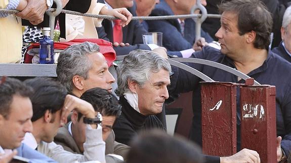 Adolfo Suárez Illana este fin de semana durante la feria de San Isidro. 