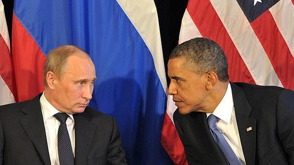 Putin y Obama. 