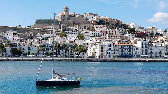 Vista de Ibiza.