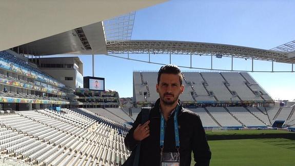 Jorge Lopez en el Arena de San Paulo el pasado 30 de junio