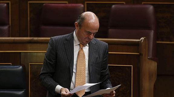 El ministro de Economía, Luis de Guindos. 