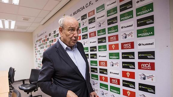El presidente del Real Murcia, Jesús Samper. 