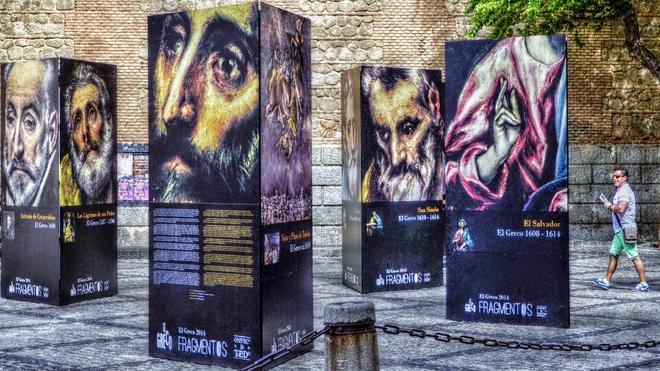 Carteles de la exposición de El Greco