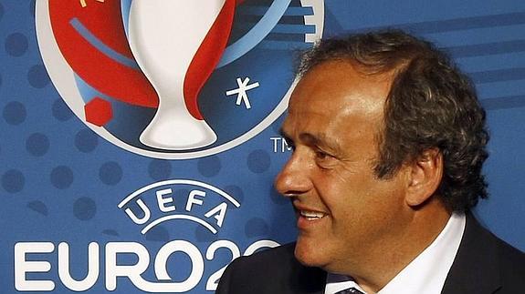 Platini, durante un acto de la Eurocopa 2016. 