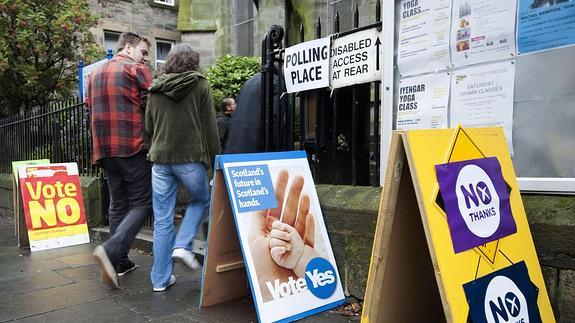 Escocia quedará fuera de la UE y de la OTAN si gana el 'sí' en el referéndum