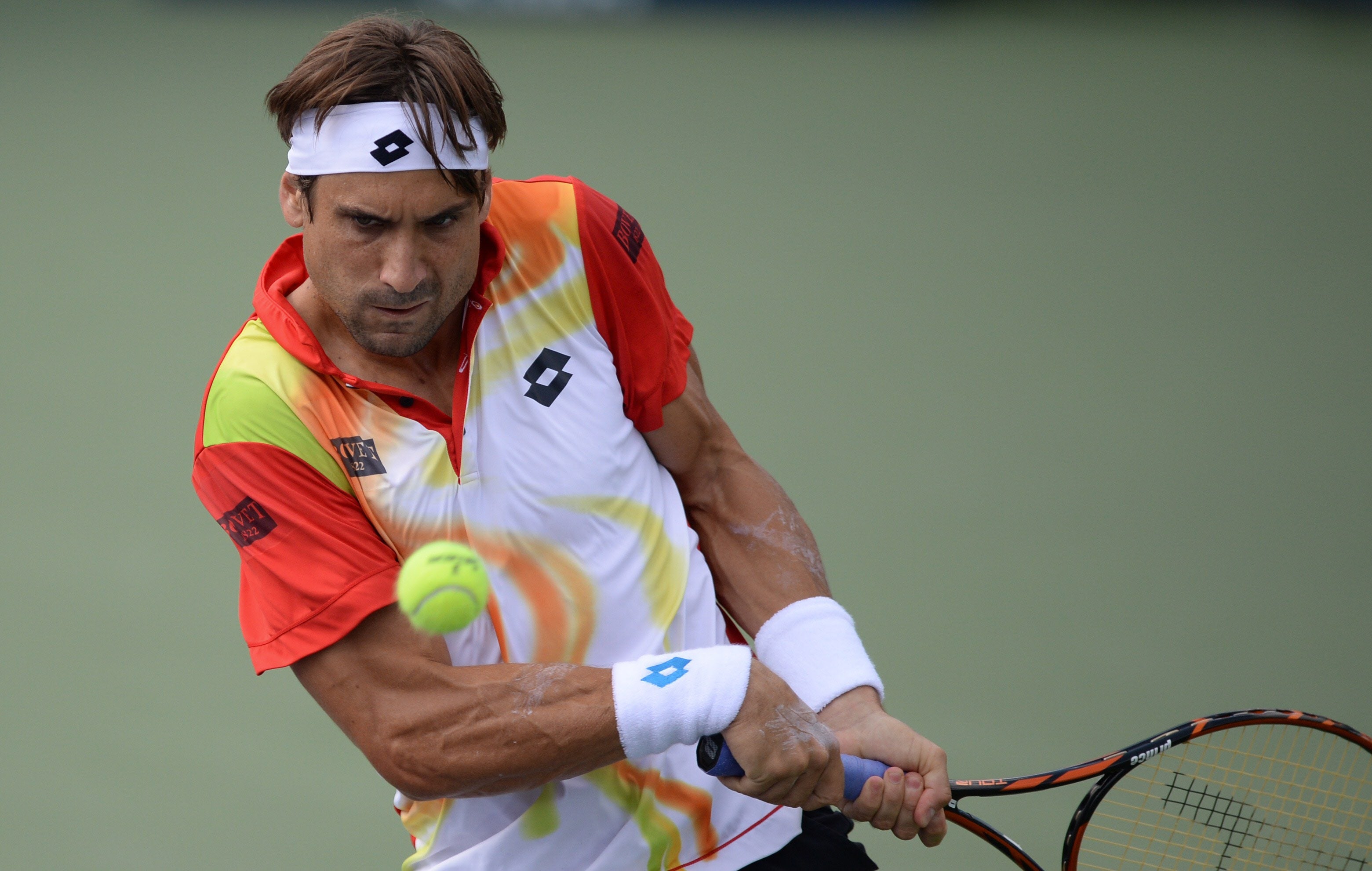 David Ferrer, contra Martin Klizan. 