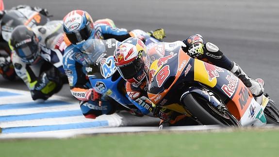 La carrera de Moto3 en Australia. 