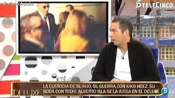 Alberto Isla, durante su intervención en 'Sálvame'. 