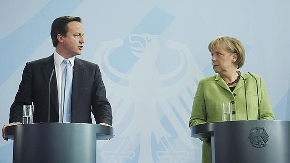 Cameron y Merkel, en una imagen de archivo 