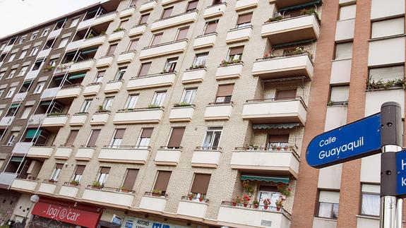 Fachada del edificio donde se produjo el crimen. 