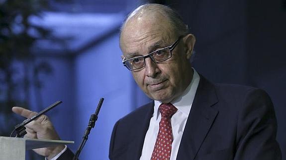 El ministro de Hacienda y Administraciones Públicas, Cristóbal Montoro. 