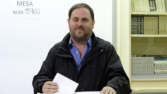 El presidente de ERC, Oriol Junqueras 