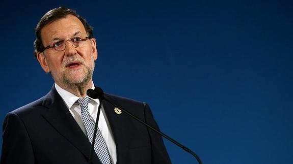 El presidente del Gobierno español, Mariano Rajoy. 