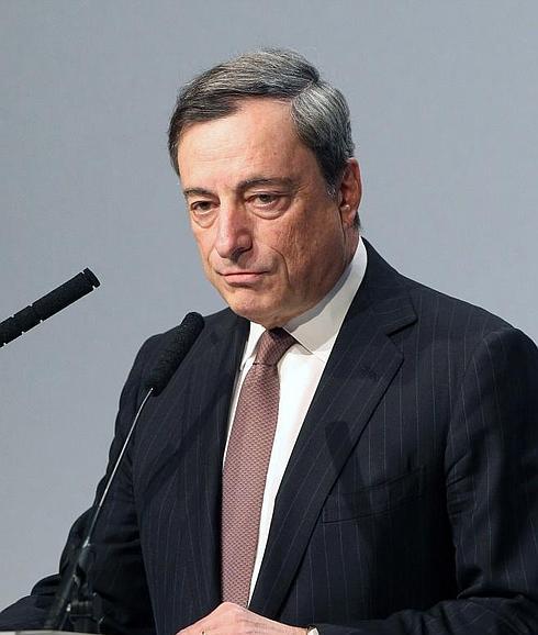 Mario Draghi, presidente del BCE. 