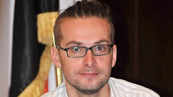 El periodista estadounidense Lucas Somers. 