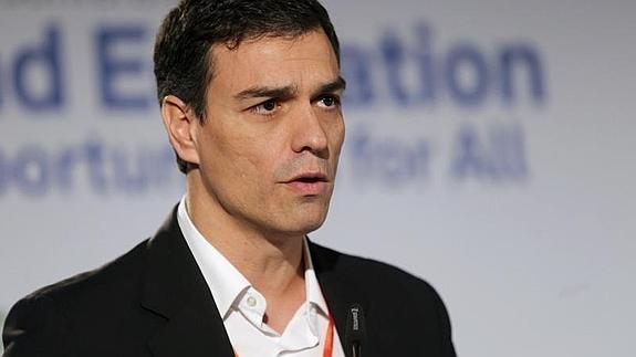 El secretario general del PSOE, Pedro Sánchez. 