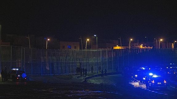 Imagen de Melilla durante la madrugada. 