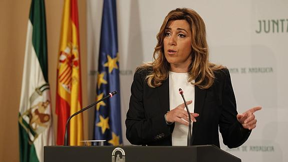 La presidenta andaluza, Susana Díaz. 