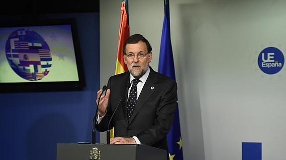 El presidente del Gobierno español, Mariano Rajoy.