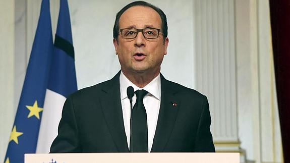 El presidente francés, François Hollande. 