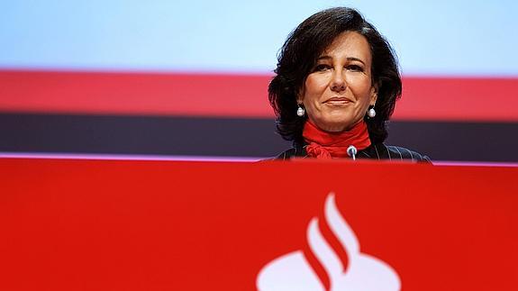 La presidenta del Banco Santander, Ana Patricia Botín. 