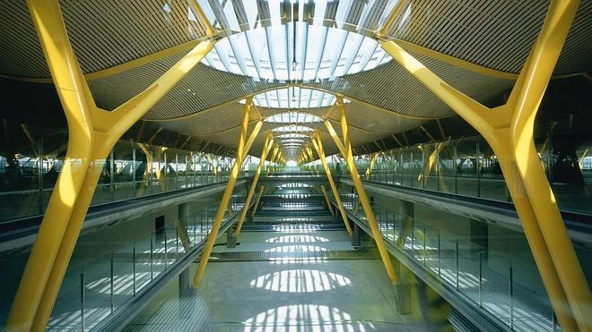 Vista del interior de la T4 de Barajas