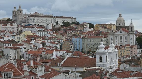 Vista general de Alfama.